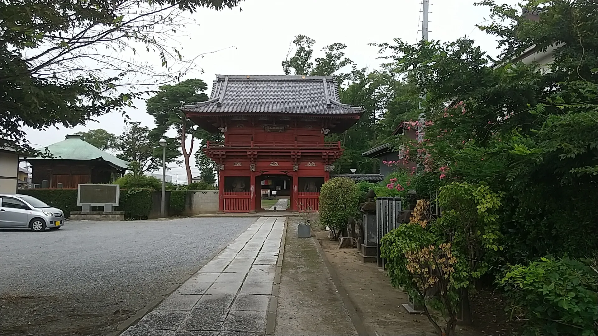 龍蔵寺 (加須市)の門